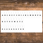 Old Western Iron Numbers & Letters