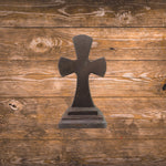 Medieval Free Standing Iron Cross - Old West Iron