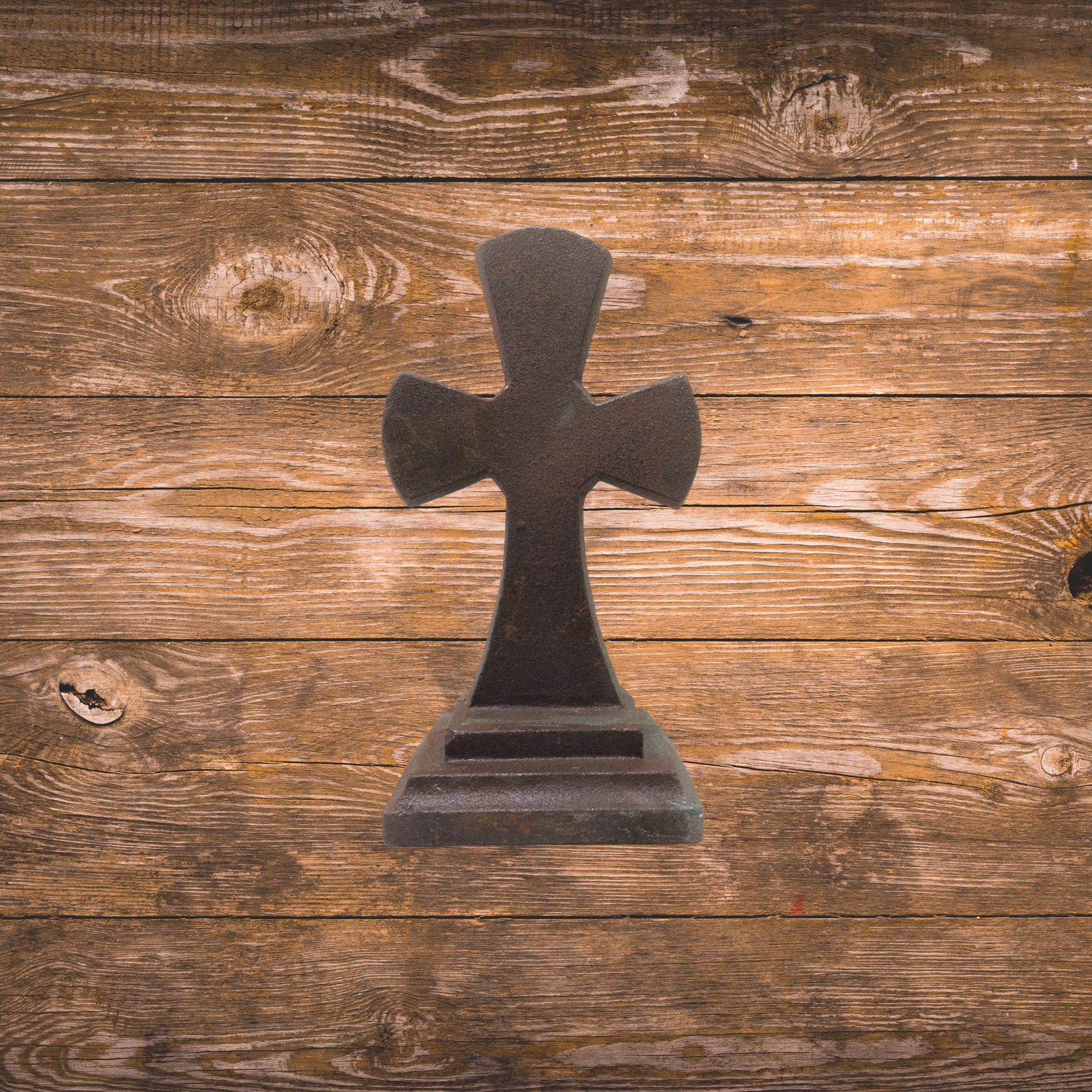 Medieval Free Standing Iron Cross