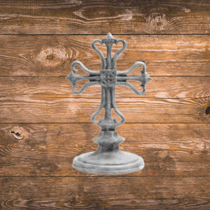 Roman Free Standing Iron Cross - Old West Iron