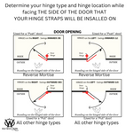 Authentic Arrowhead Iron Functioning Hinge Strap