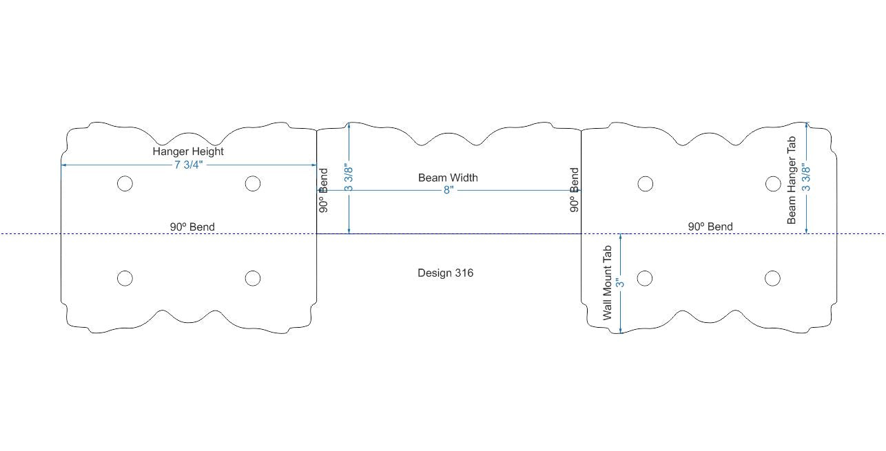 Early American Iron Joist Hanger Building Materials Joist Hangar
