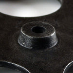 Pulley Wheel - 5" - Antique Black Grunge Finish