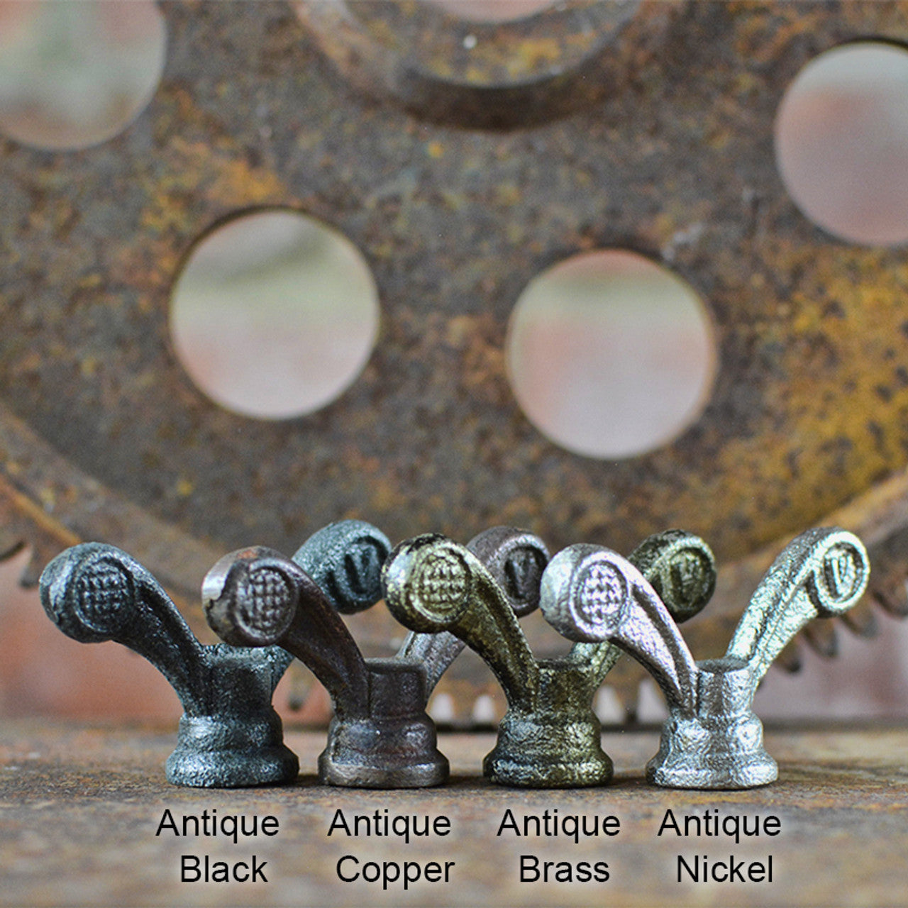 1/4" Decorative Wing Nut Cabinet Hardware Nuts