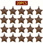 20pcs Rusty Stars