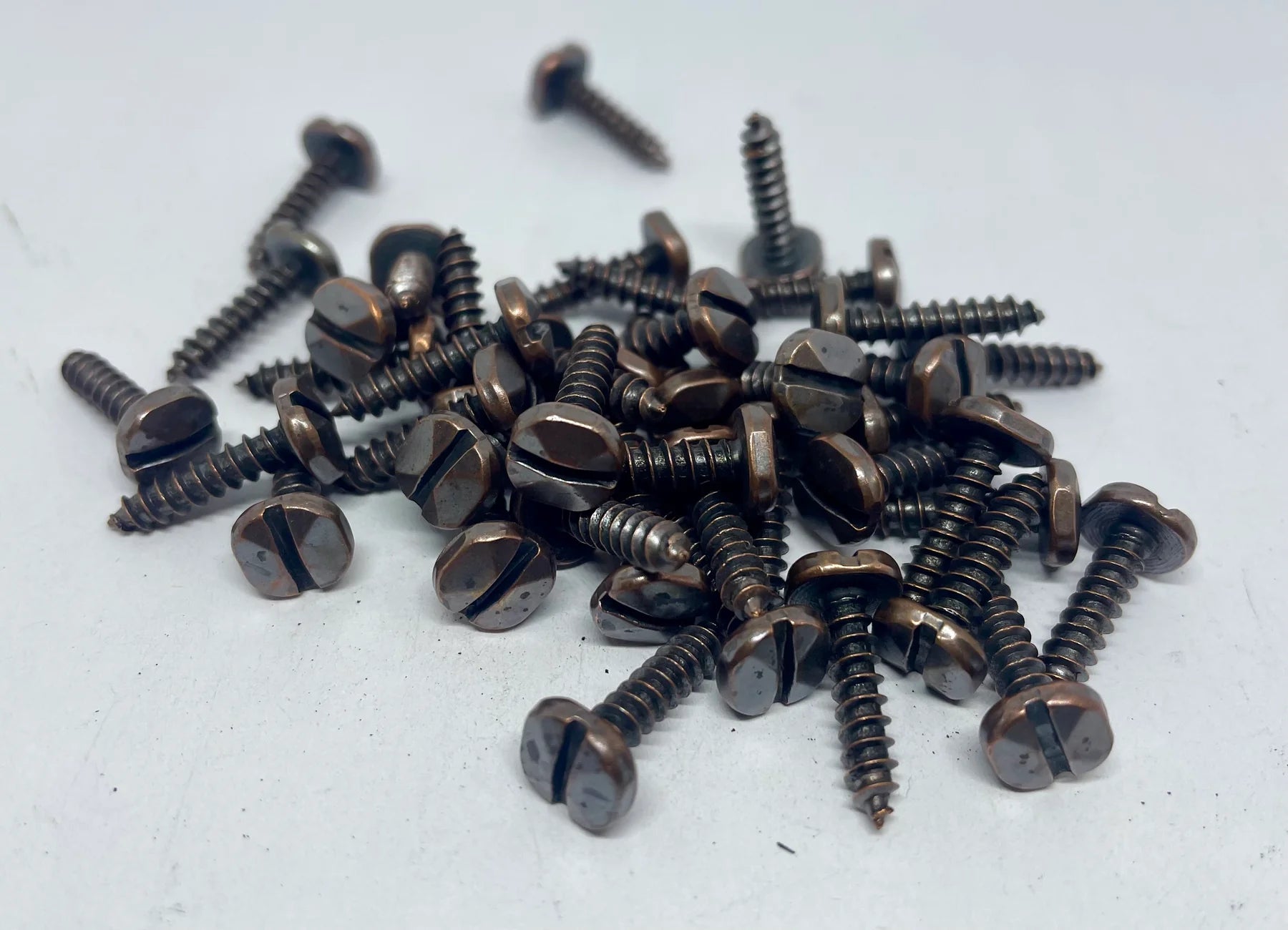 #6 X 5/8" Bronze Plated Acorn Screws - Pack of 40 Screws Screws