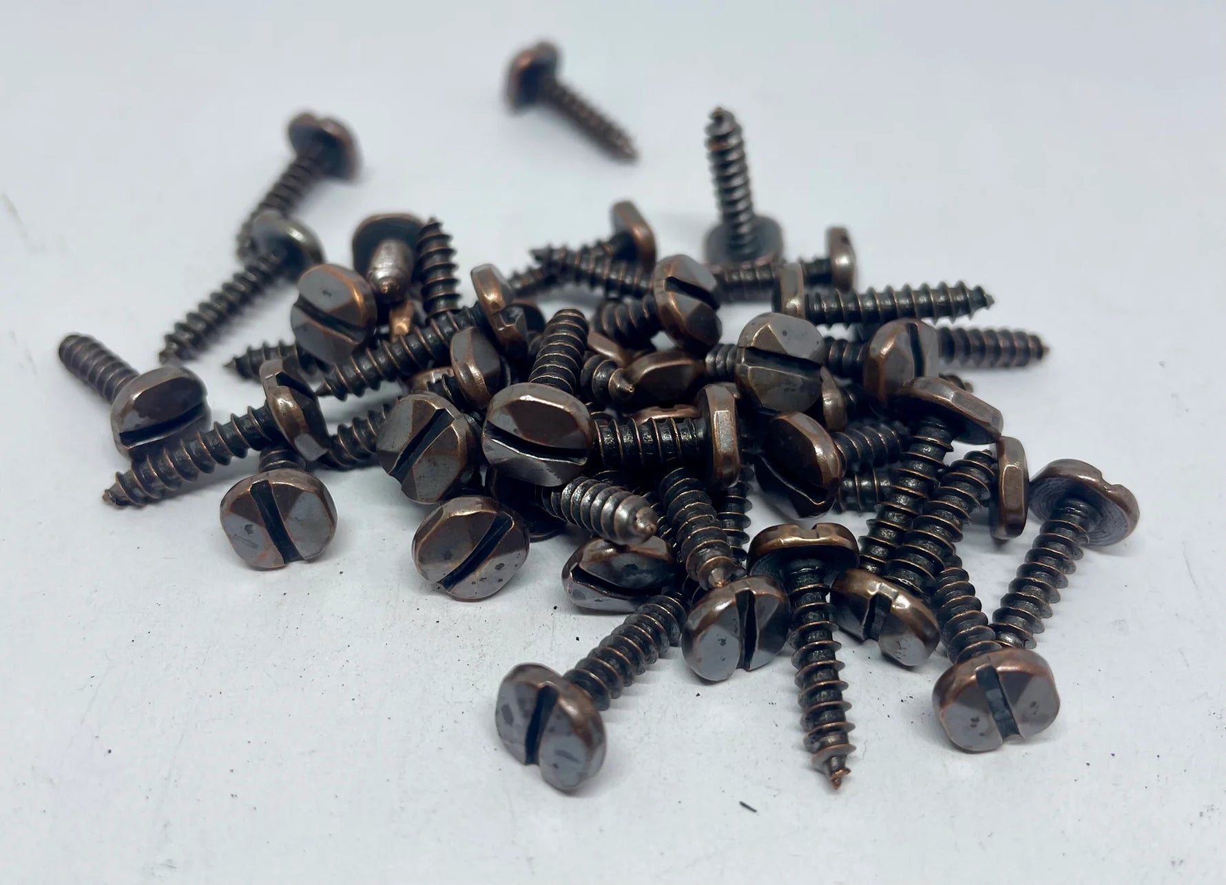 #6 X 5/8" Bronze Plated Acorn Screws - Pack of 40 Screws Screws