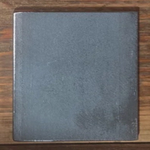 Finish Color Sample - Raw/Unfinished, Smooth - 3" x 3" Square / Raw/Unfinished