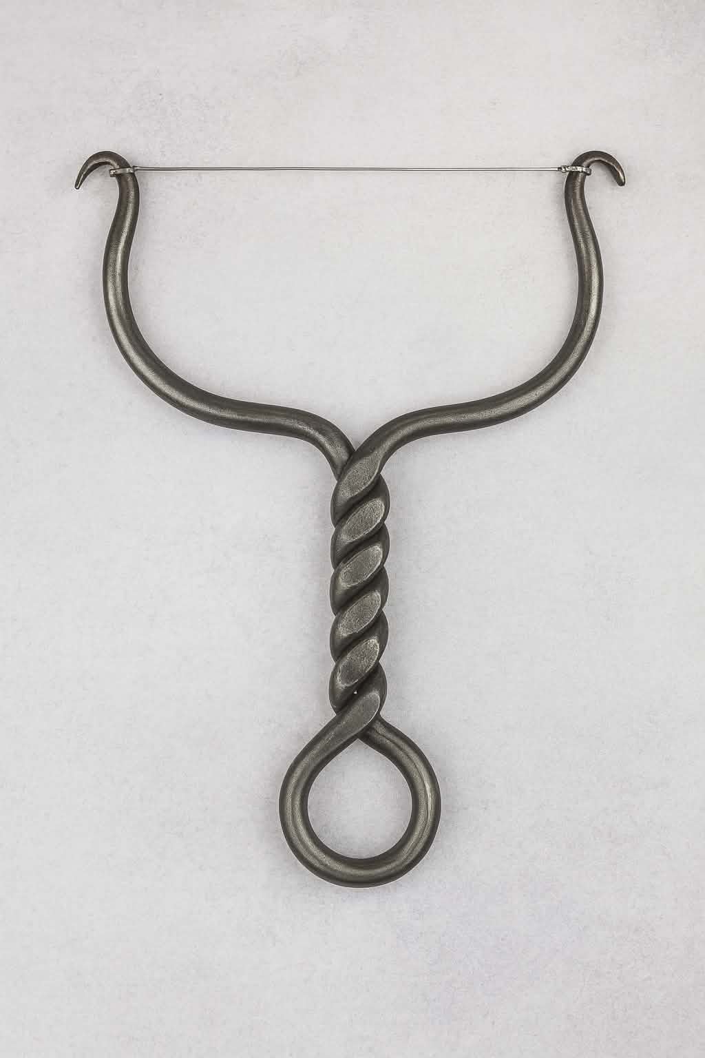 Twisted Hand Forged Cheese Slicer