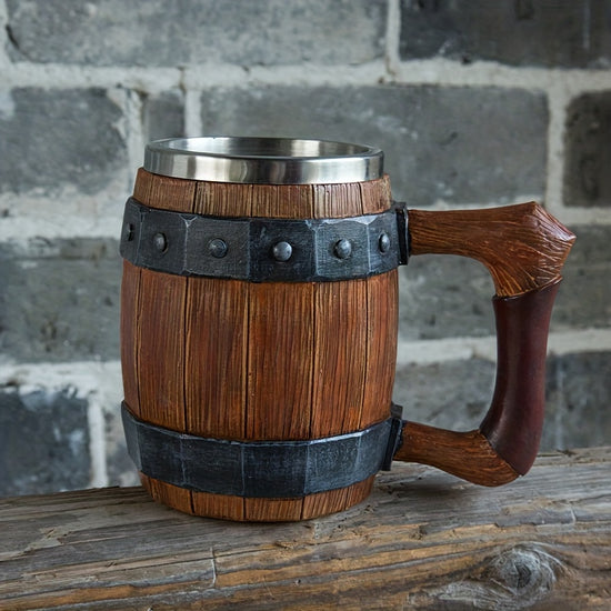 Stainless Steel Whiskey Barrel Coffee Mug Uncategorized