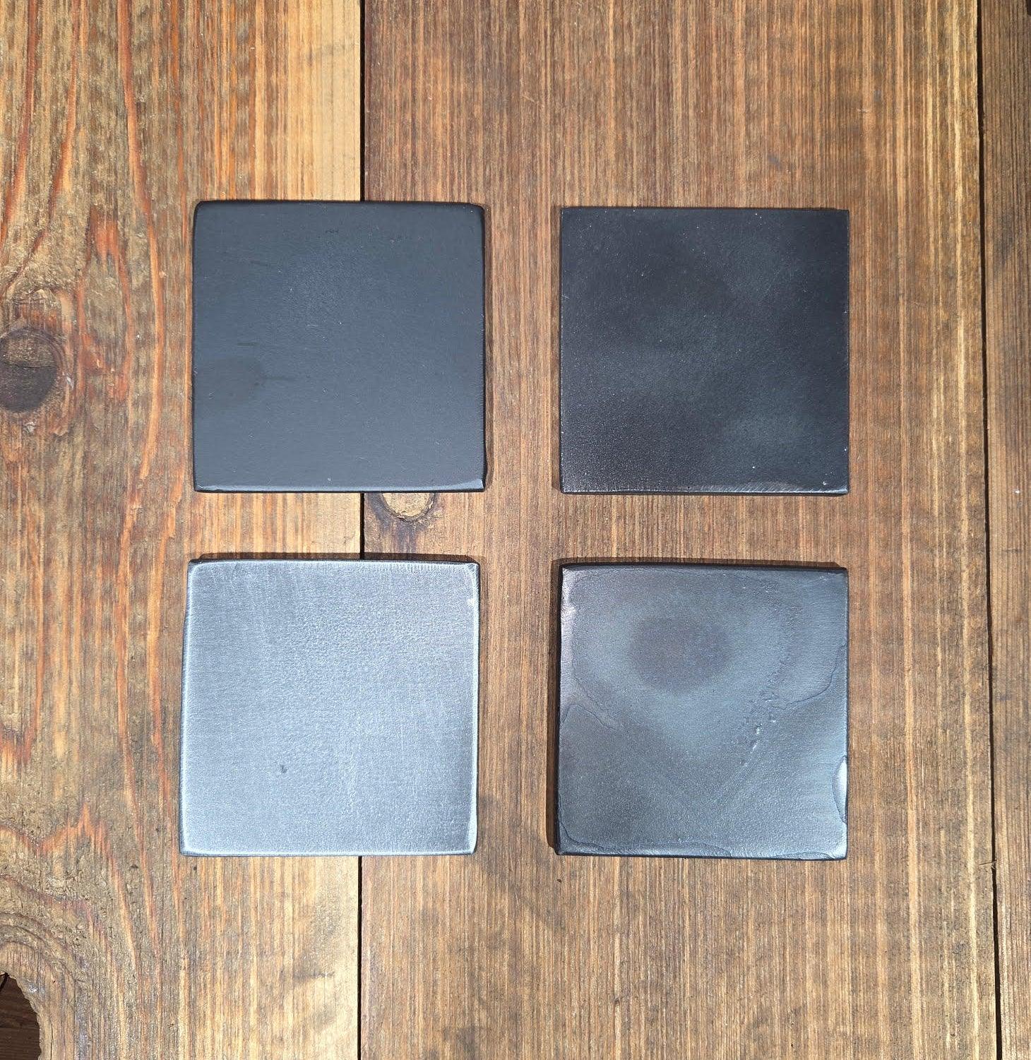 Black Finishes Color Sample Kit (4 Finishes) - Old West Iron