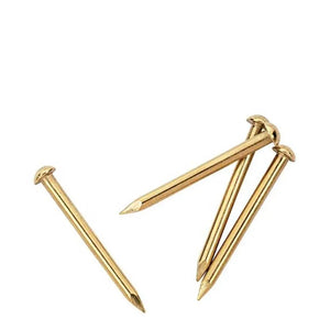 Brass Escutcheon Pins (1 lb) - Old West Iron