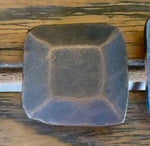 3/4" Square Hammered Pyramid Head Nails