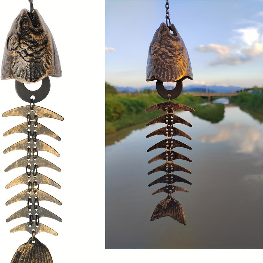 Fish Bones Wind Chime