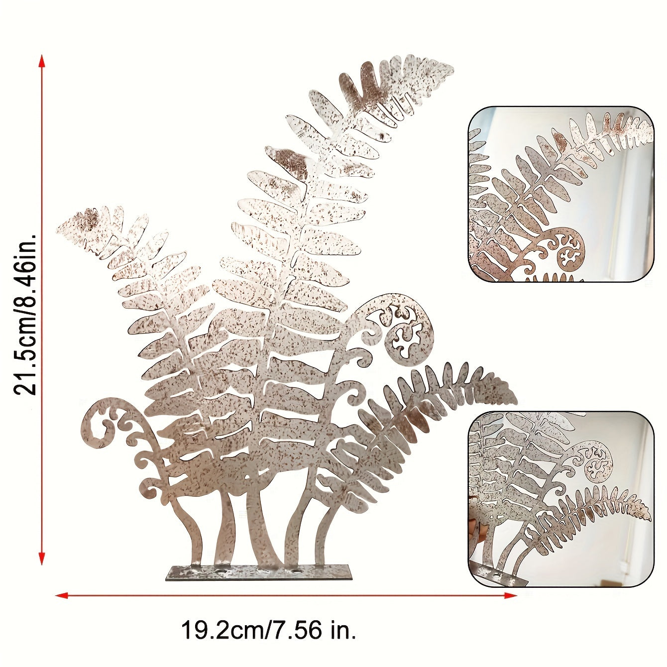 Rusty Fern Garden Stakes