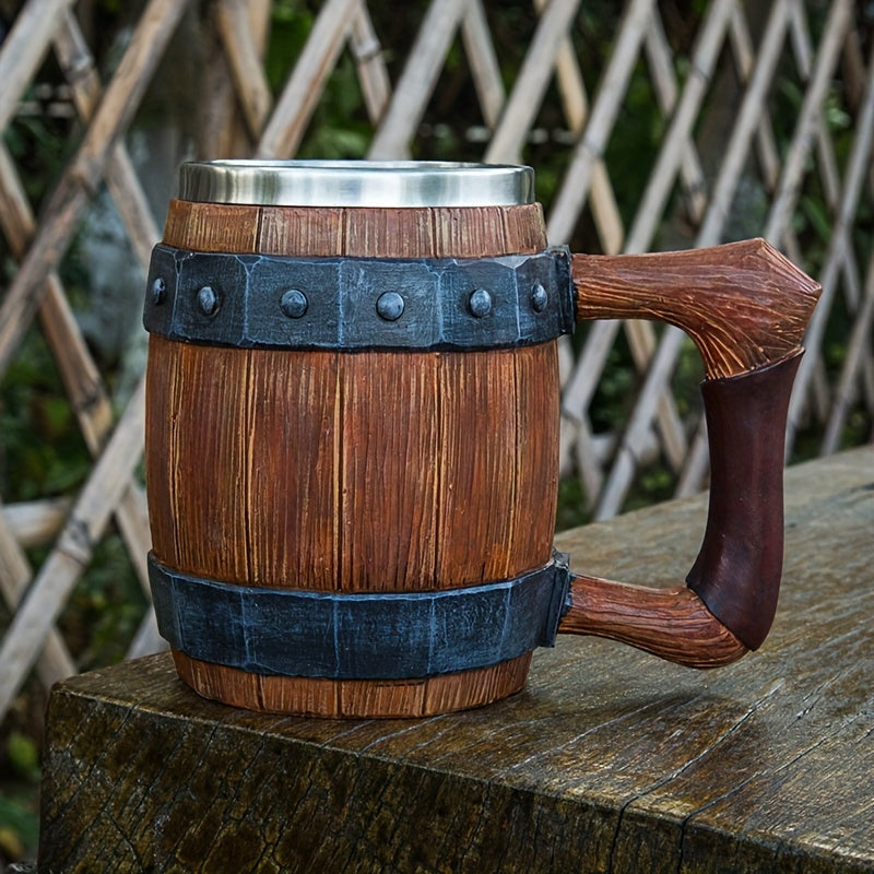 Stainless Steel Whiskey Barrel Coffee Mug Uncategorized