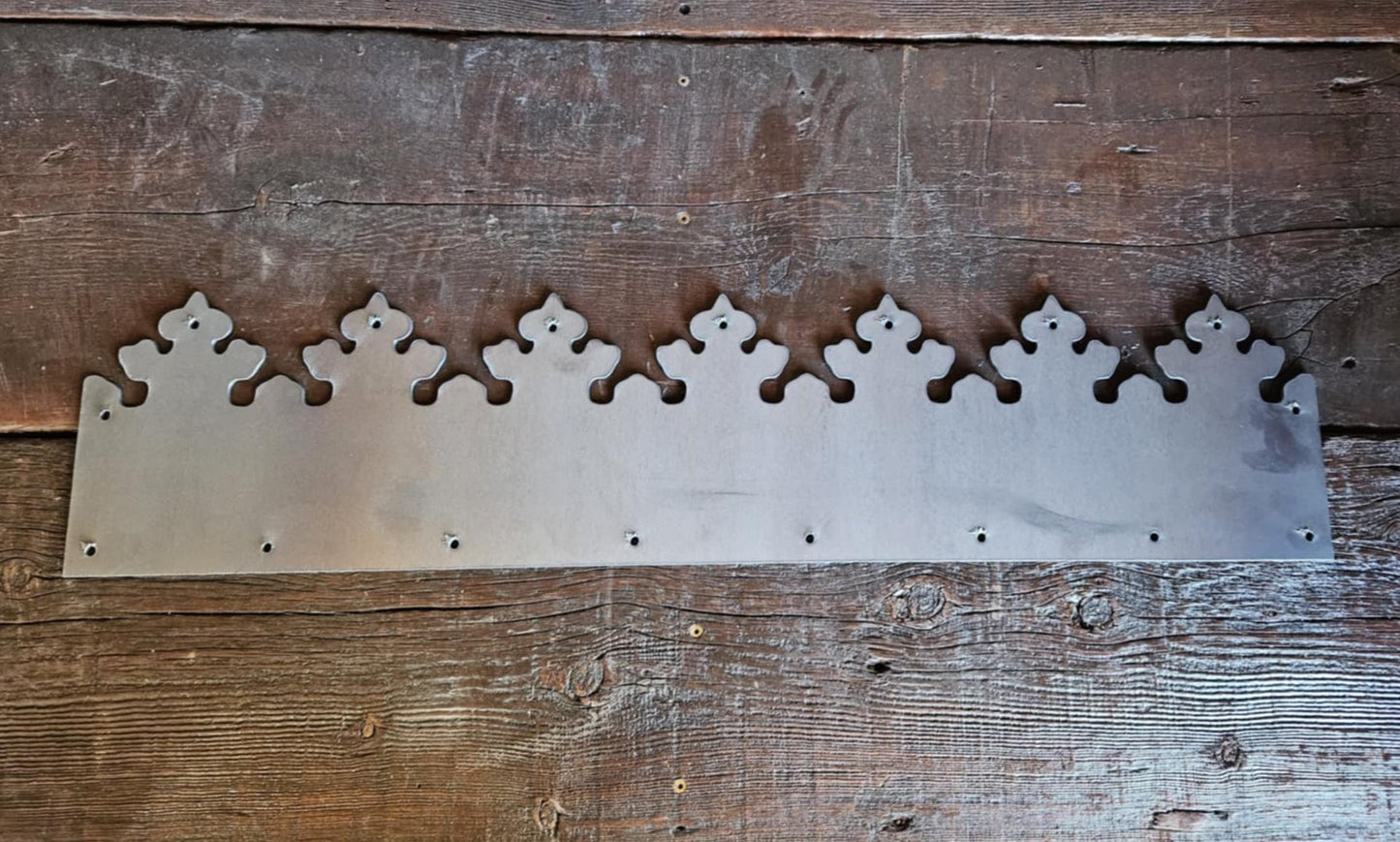 Decorated Gothic Iron Kick Plate