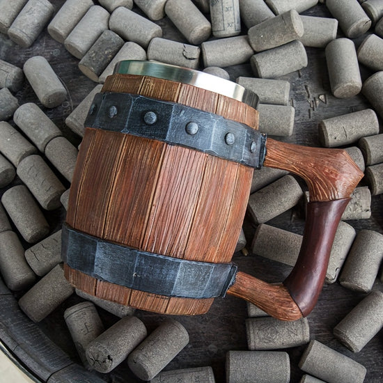 Stainless Steel Whiskey Barrel Coffee Mug Uncategorized