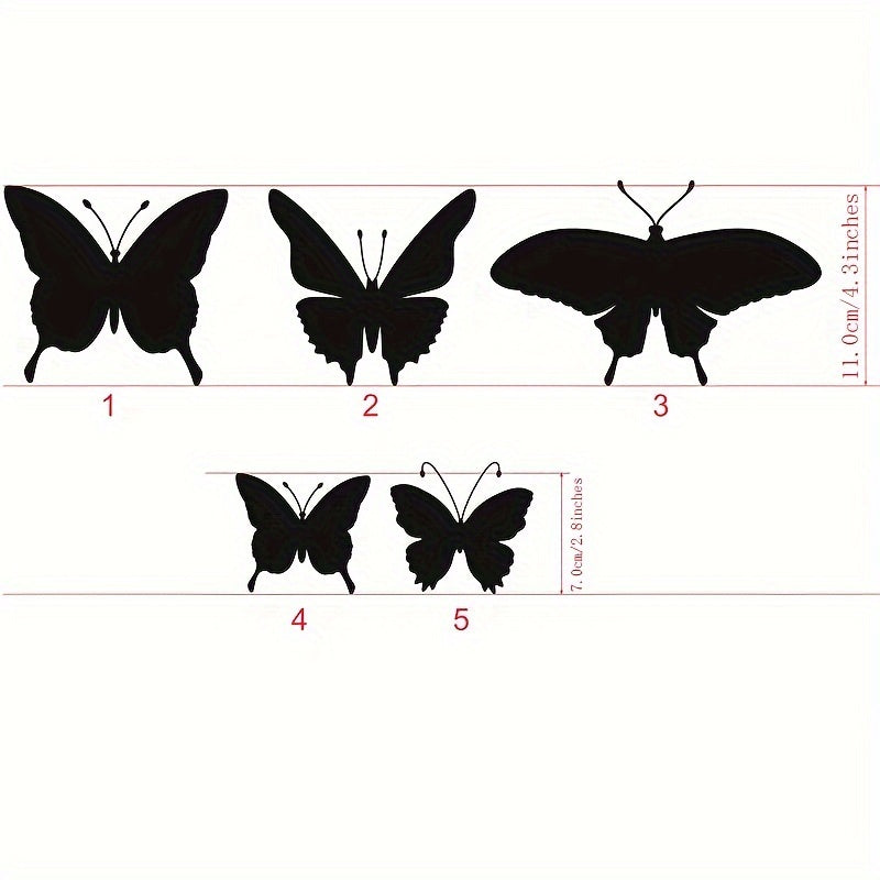 Rusted Butterfly Wall Tacks