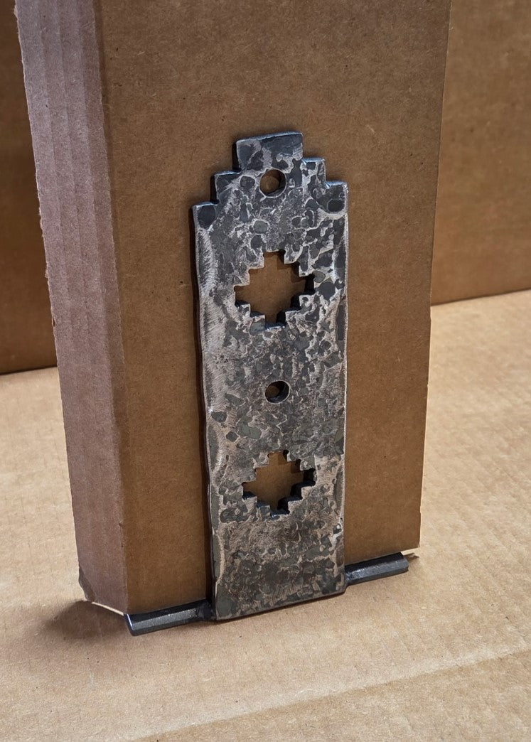 Santa Fe Iron Flush Mount Post Base