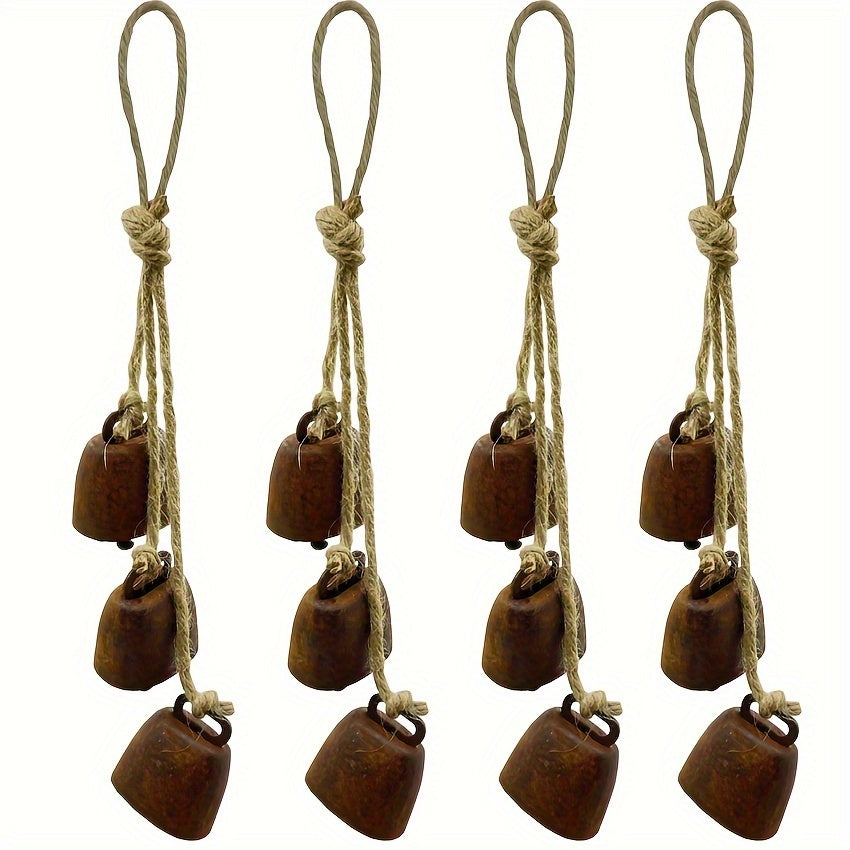 Hemp Rope Rusty Wind Chimes