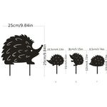 Family of Hedgehogs Yard Stakes