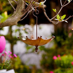 Iron Umbrella Bird Feeder