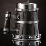 Loki Simulated Wooden Viking Beer Mug Uncategorized
