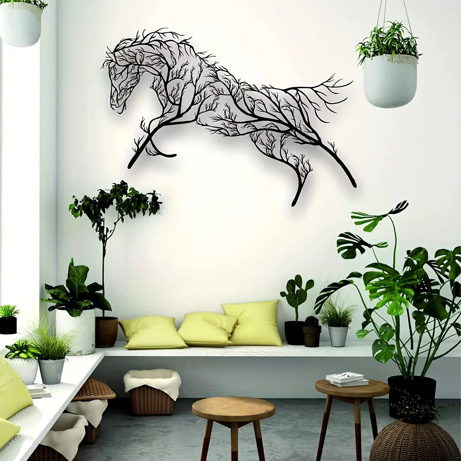 Nature Inspired Horse Wall Art - Old West Iron