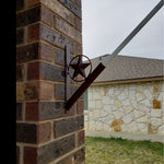 1pc Star Flag Pole Holder Flag & Windsock Pole Mounting Hardware & Kits