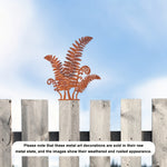 Rusty Fern Garden Stakes