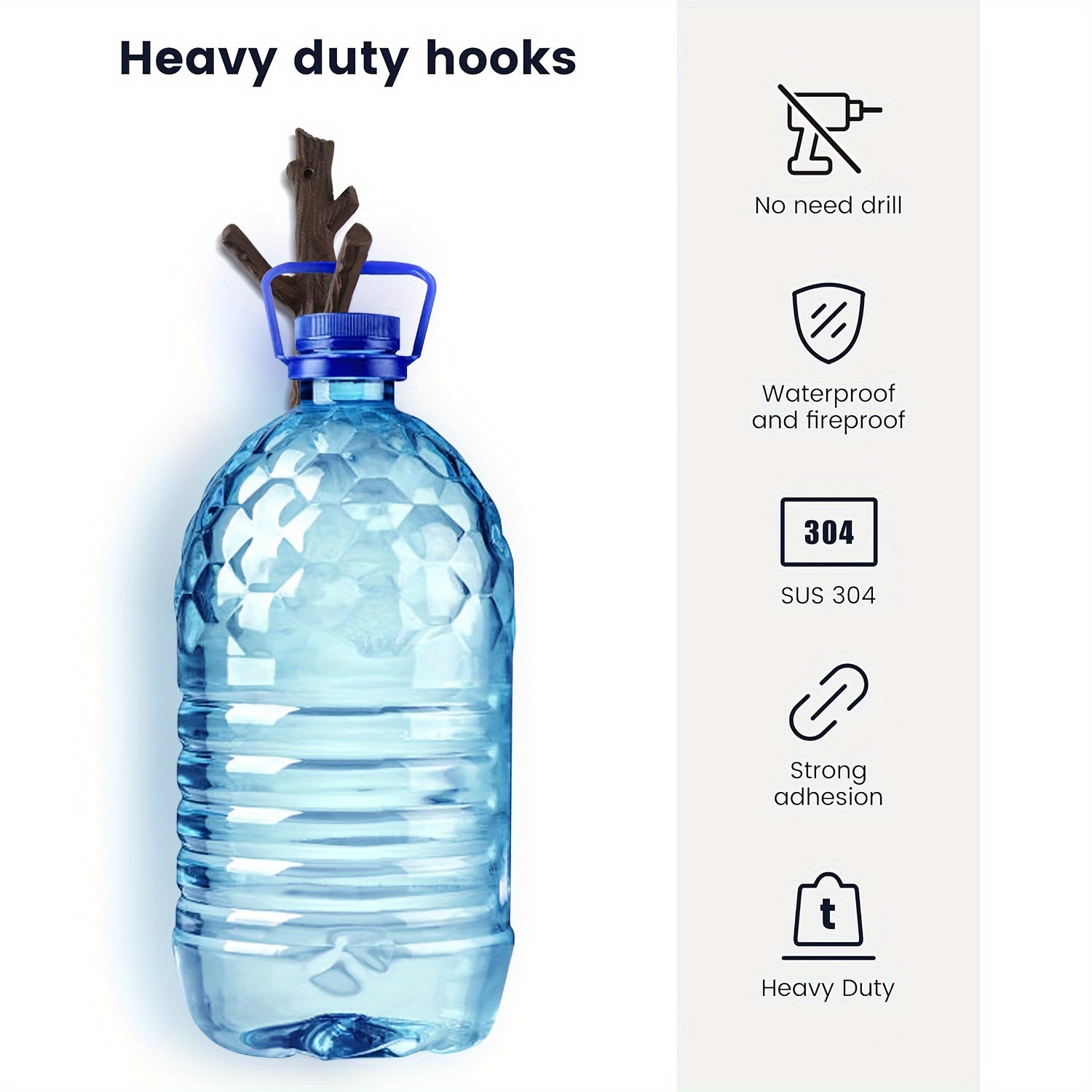 Tree Branch Cast Iron Wall Hooks