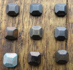 Multiple finishes low profile square pyramid screws