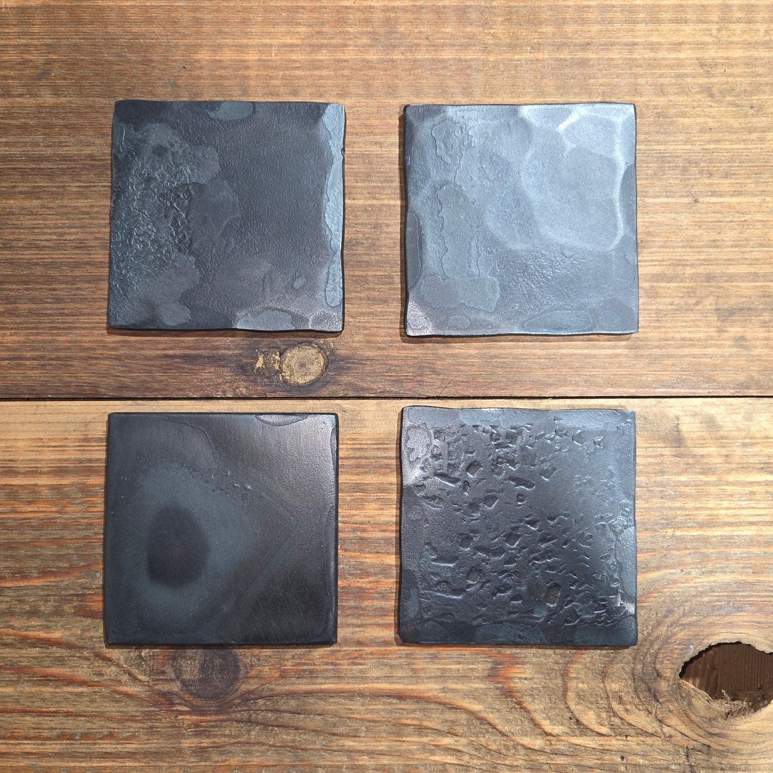 Gunmetal Finish Texture Sample Kit (4 Textures) - Old West Iron