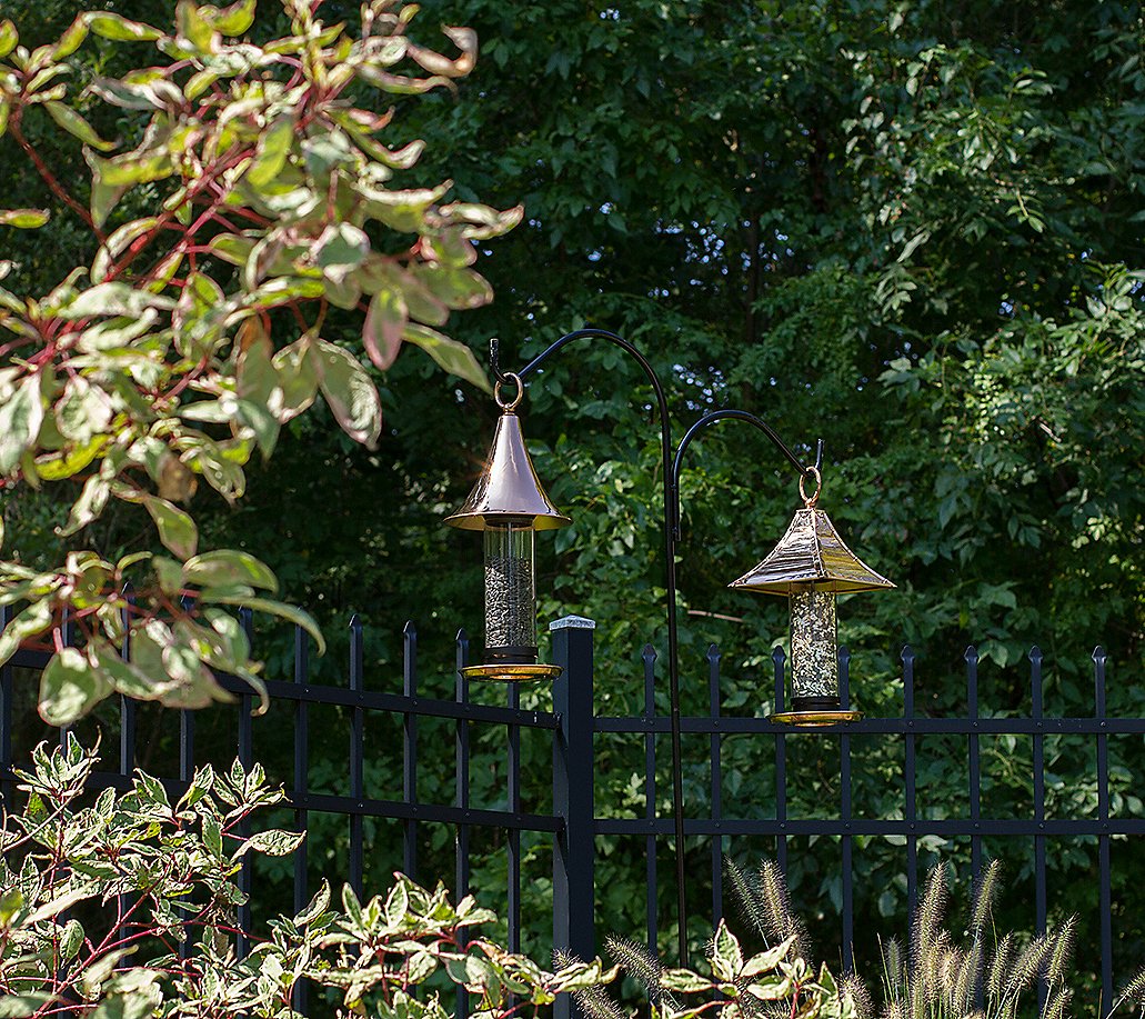 Palazzo Bird Feeder - Polished Copper Bird & Wildlife Feeder Accessories Garden