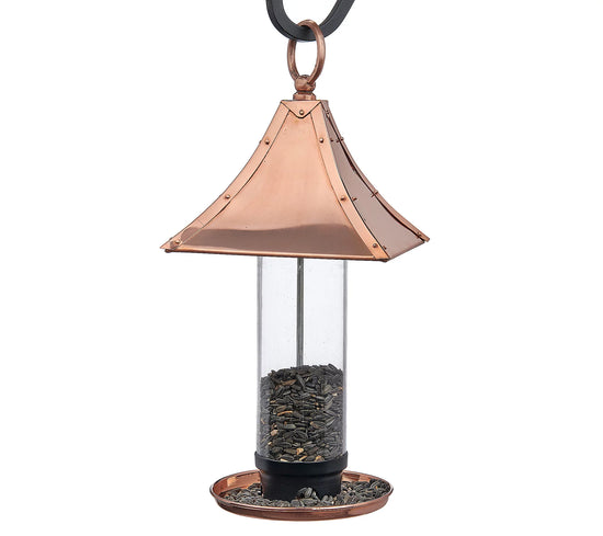 Palazzo Bird Feeder - Polished Copper