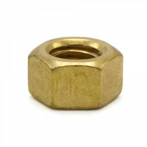 Brass Finished hex Nuts