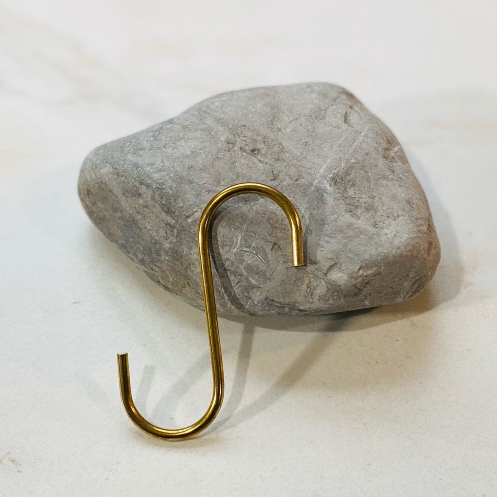Solid Brass S Hooks 3”, Pot Rack Hooks, Utility Hooks