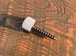 3/8" x 2" XL Hammered 1 1/16" Head Decorative Iron Screw - LIMITED RUN