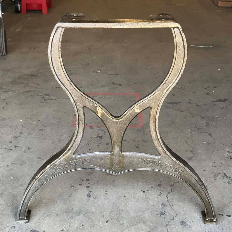 CLEARANCE- LIMITED STOCK Cast Iron Dining Table Legs, 2 pack Table Legs