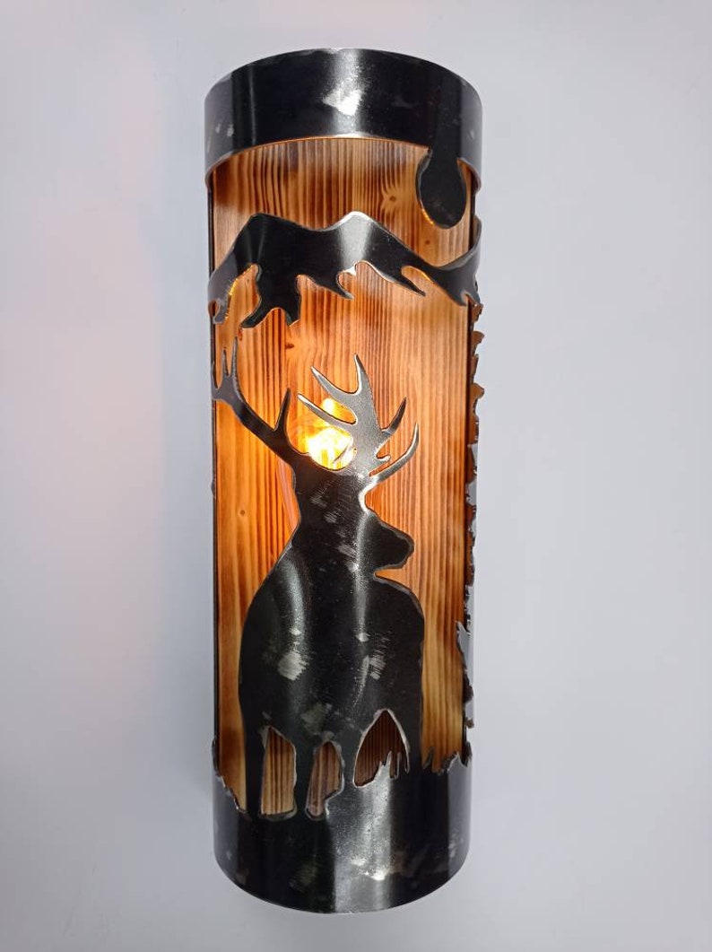 Rustic Deer Cabin Sconce Lighting Lighting