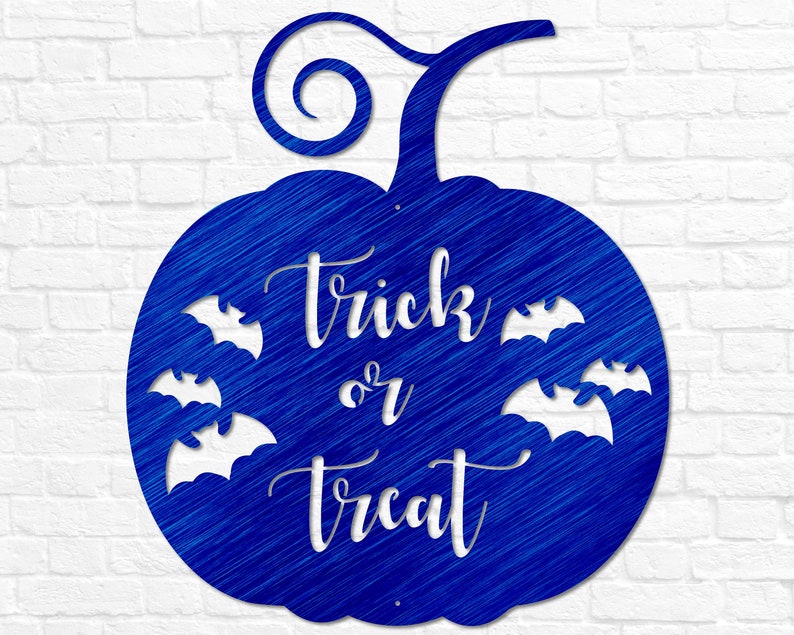 Trick or Treat Pumpkin Sign Seasonal & Holiday Decorations Halloween
