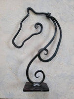 Horse Head Metal Sculpture Sculptures & Statues