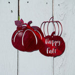 Happy Fall Pumpkins Cutout Decor Halloween