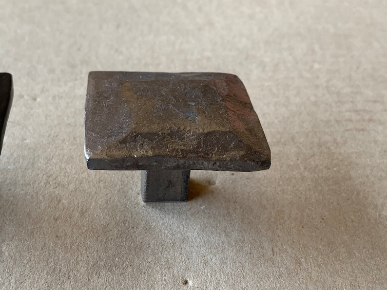Hand Forged Hammered Iron Drawer Cabinet Knobs & Handles Cabinet Knob