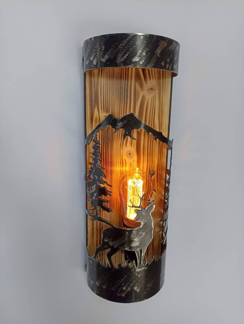 Whitetail deer Cabin sconce Lighting Lighting
