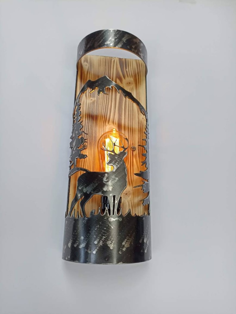 Whitetail deer Cabin sconce Lighting Lighting