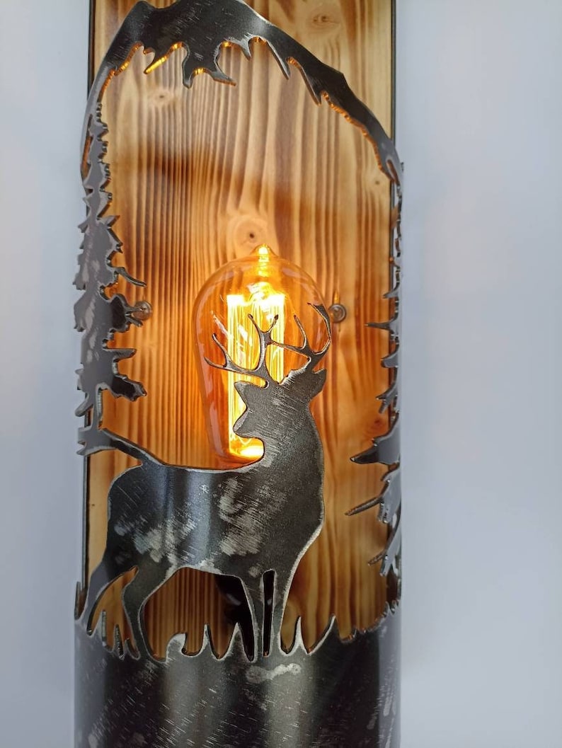 Whitetail deer Cabin sconce Lighting Lighting