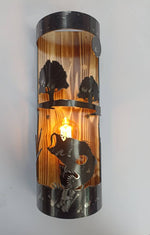 Rustic Bass Cabin Sconce Wall Light Fixtures Lighting