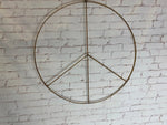 Wrought Iron Peace Sign Wallpaper Wall Sign
